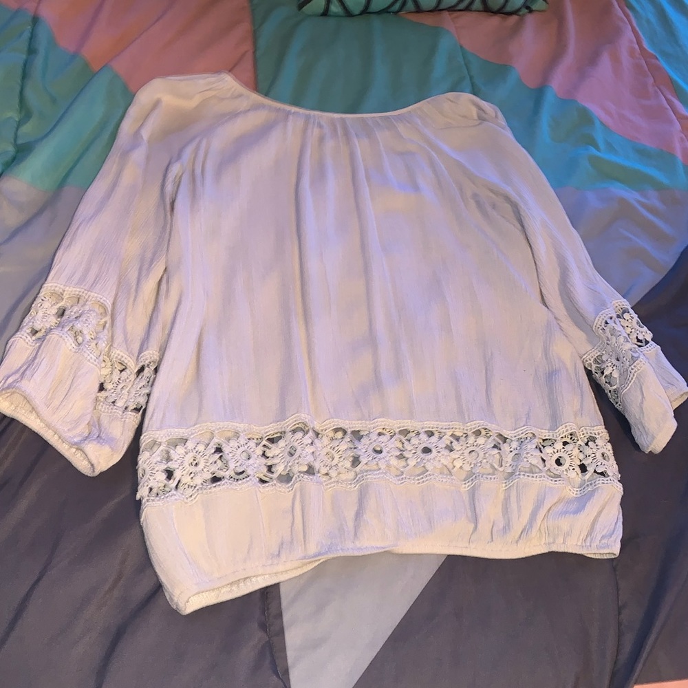 Girls nude long sleeve shirt